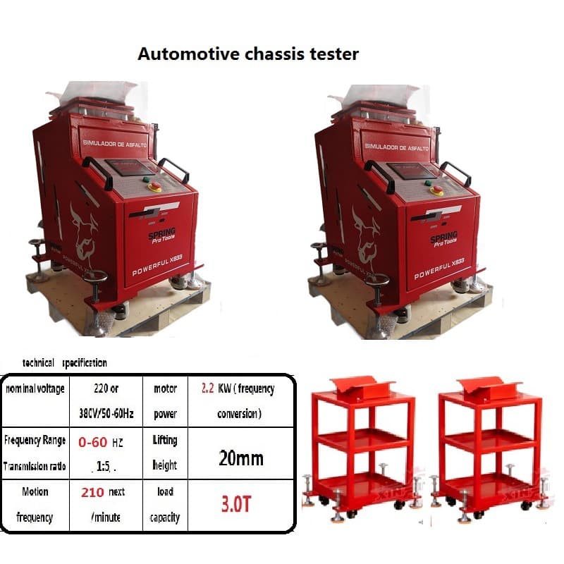 0-60HZ-3.0T Series Touch Screen Automotive Chassis Suspension Noise Simulation Detection Workbench