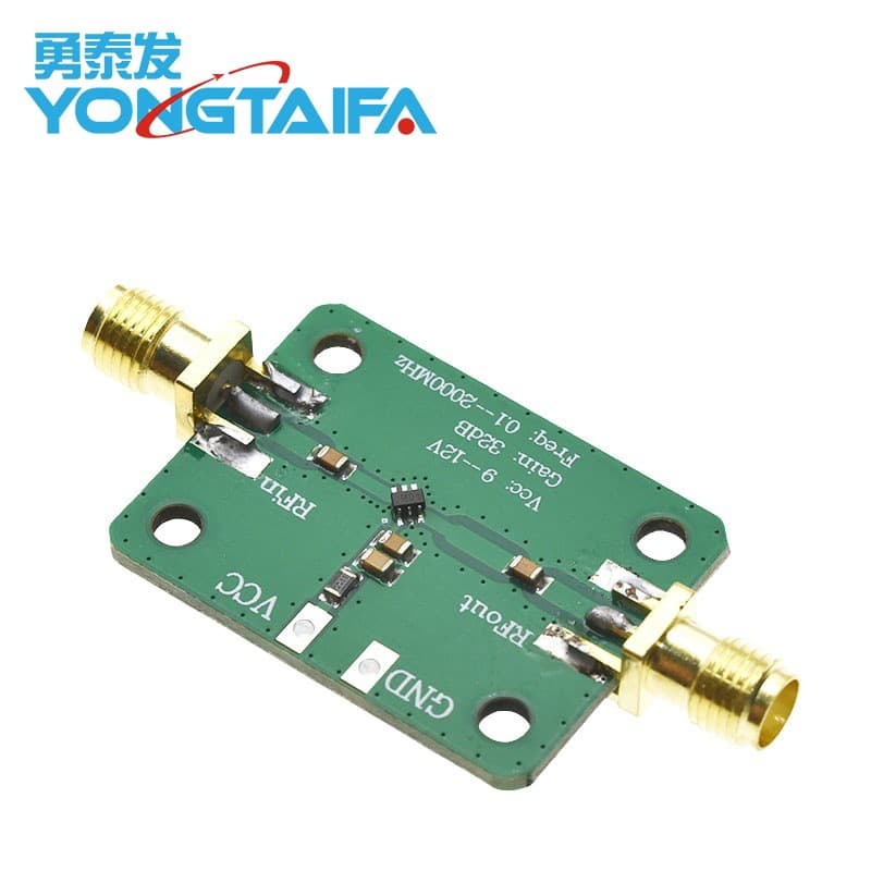 RF Broadband Amplifier Low Noise Medium Power LNA (0.1-2000MHz Gain 30dB)