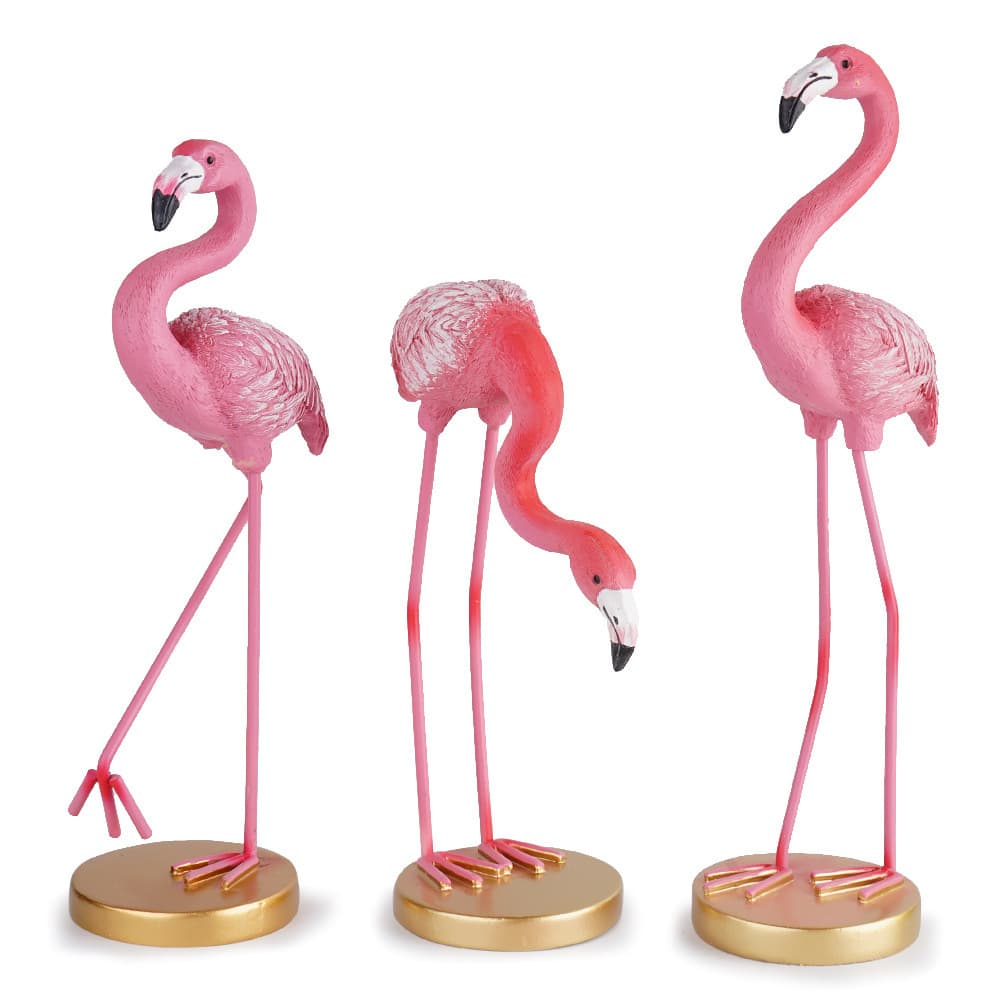 Creative Nordic Ins Flamingo Resin Craft Home Decoration Ornament for Hotel Living Room Soft Decor