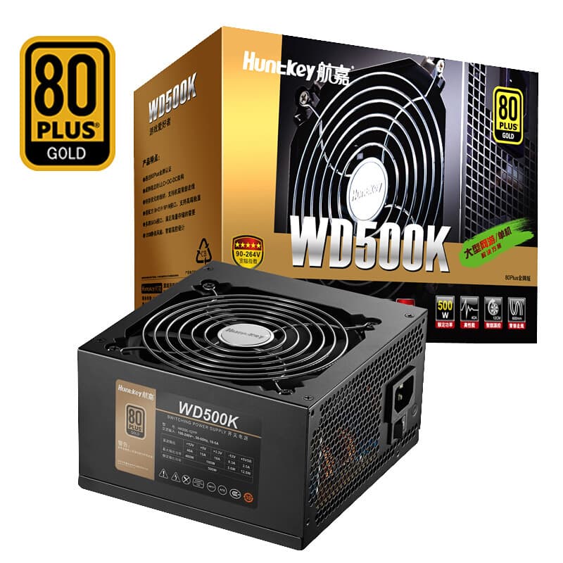 Huntkey WD500K 500W Rated Desktop Power Supply Computer Case Power Supply PC Gaming Power Supply