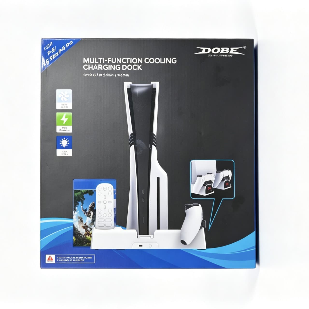 DOBE PS5 Slim Fan Bracket PS5 Pro Cooling Charging Stand P5 Bracket TP5-3532D