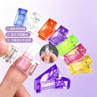 Crystal Clip Extension Nail Mold Fixing Clip Gel Nail Nail Shaping Clip Press Nail Shape Extension Gel Shaping Tool
