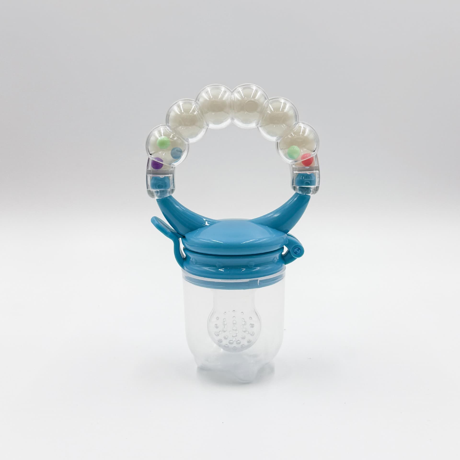 Baby Fruit Feeder with Sound Toy, Silicone Mesh Bag Pacifier, Fruit Feeder for Infants, Baby Products