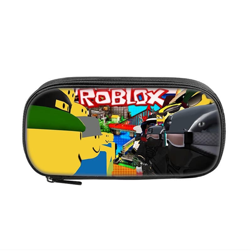 ROBLOX Pencil Case Children Stationery Bag Elementary Student Pencil Box Cross-border Roblox Pencil Pouch Creative Stationery Case