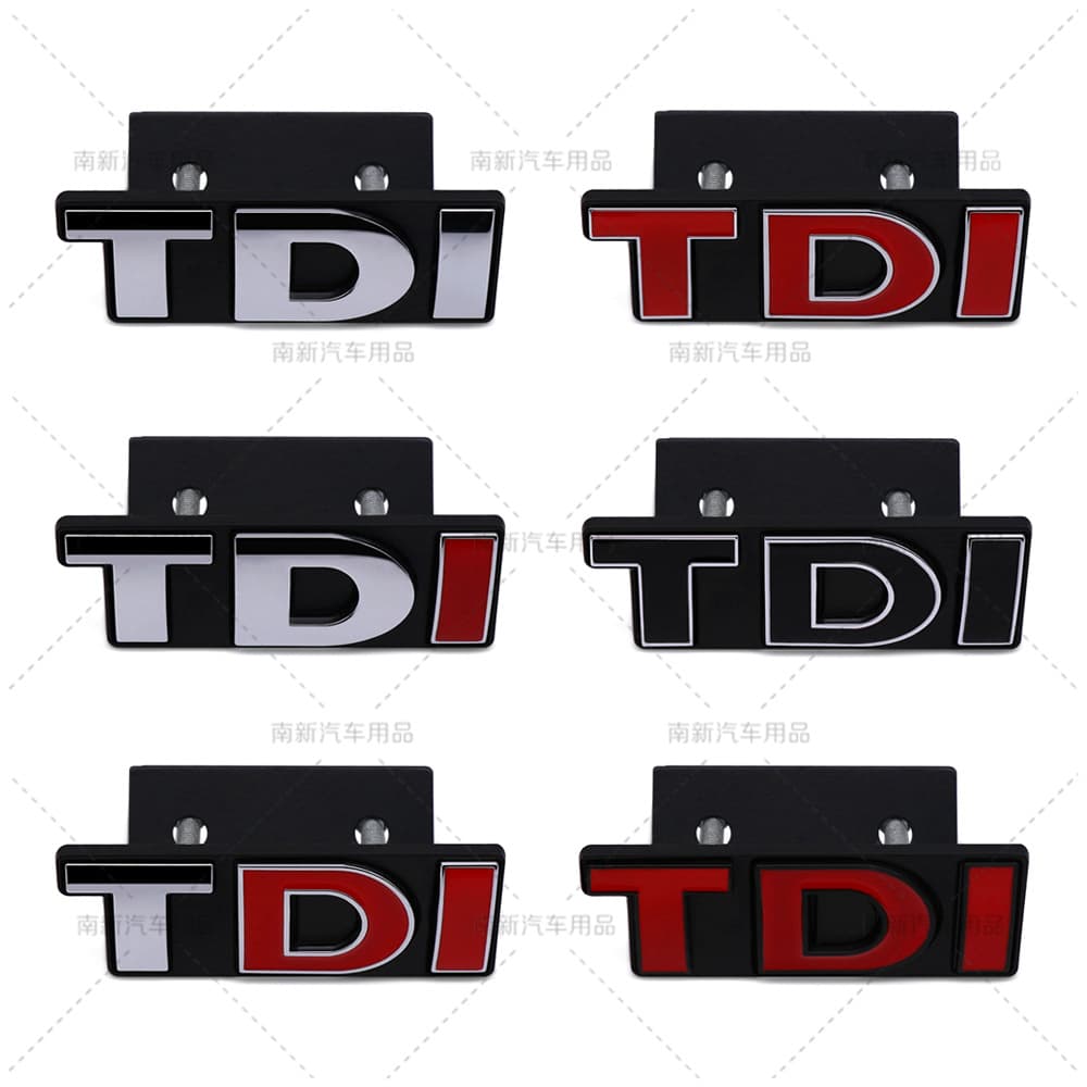 TDI mid-grid logo suitable for Volkswagen modified TDI front logo