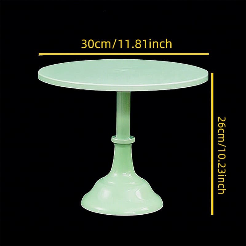 European-style wrought iron green cake stand, cake tray, dessert display stand, fruit tray, wedding prop, birthday party decoration