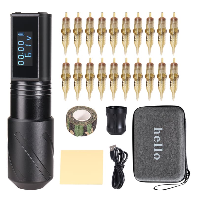 BDG Tattoo Machine Kit Practice Tattoo Pen Professional Wireless Tattoo Machine Kit