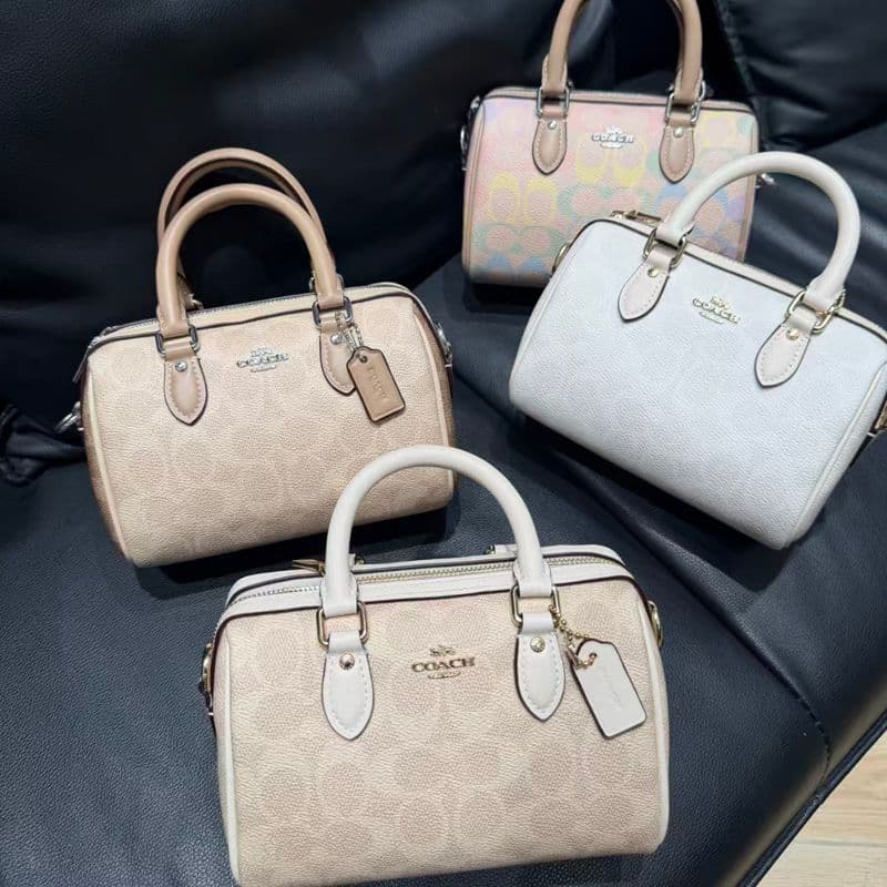 2025 Classic Fashion Shoulder Mini Printed Pillow Bag Versatile Handheld Women's Crossbody Boston Bag