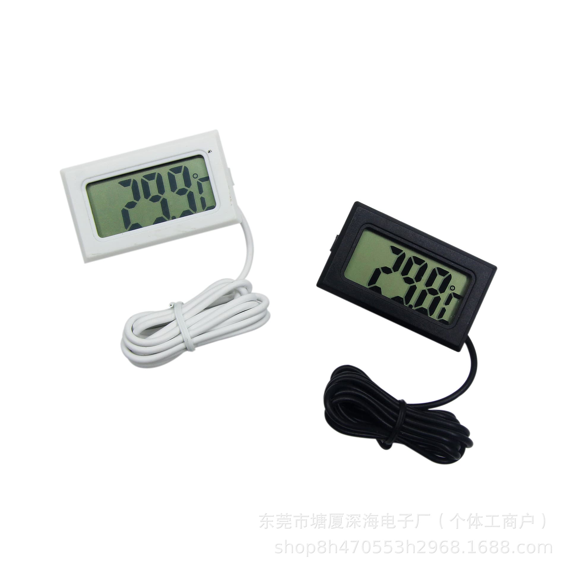 Embedded Electronic Digital Thermometer for Aquarium and Refrigerator Water Temperature Meter with Waterproof Probe FY-10~12