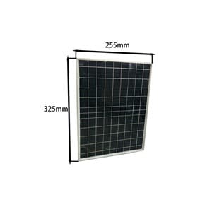 15W 18V Monocrystalline Solar Panel for 12V Battery Charging, Automotive Battery Outdoor Charger