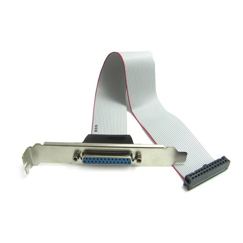 DB25 Parallel Port Cable DB25 Bracket Printer Data Cable LPT Cable DB25 Parallel Port Printer Cable