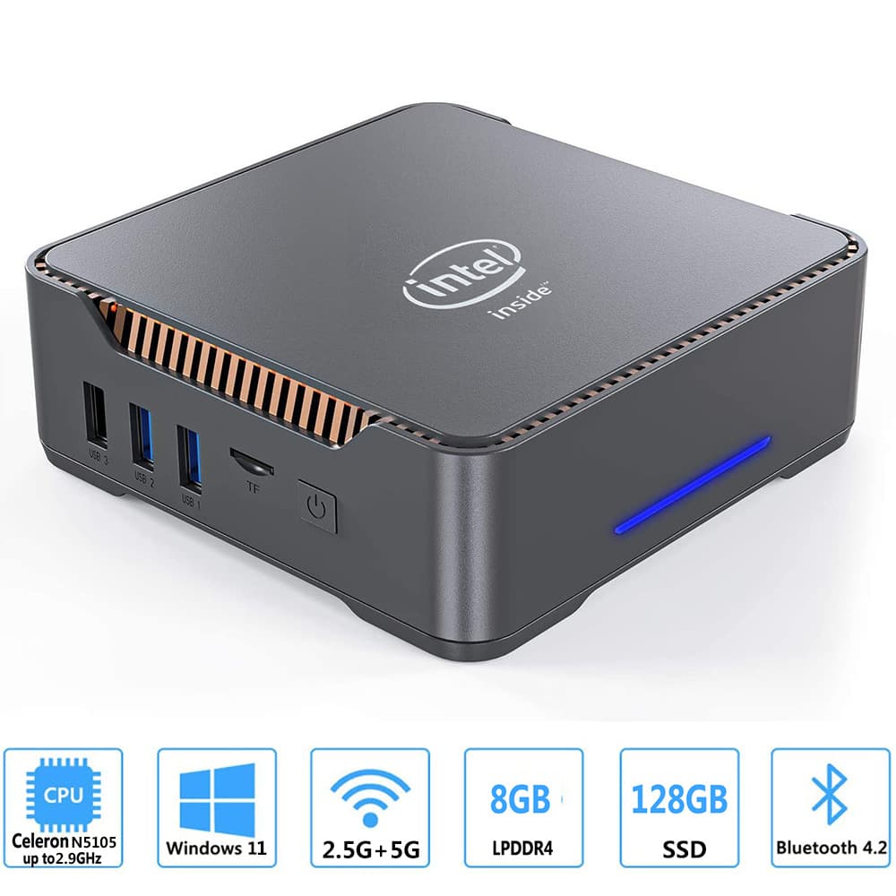 GK3VPLUS/N100 Mini PC N150 Home Office 4K Gaming Micro Portable Computer Triple Screen Output