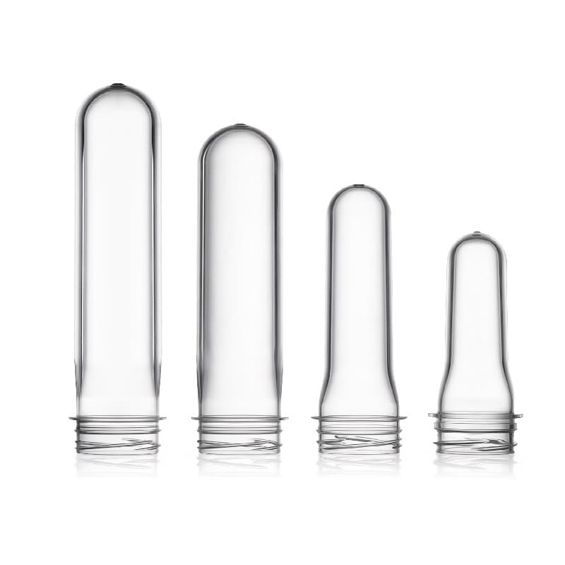 Multi-specification gram weight customizable color preforms, 38-neck 3Start beverage-clear PET preforms