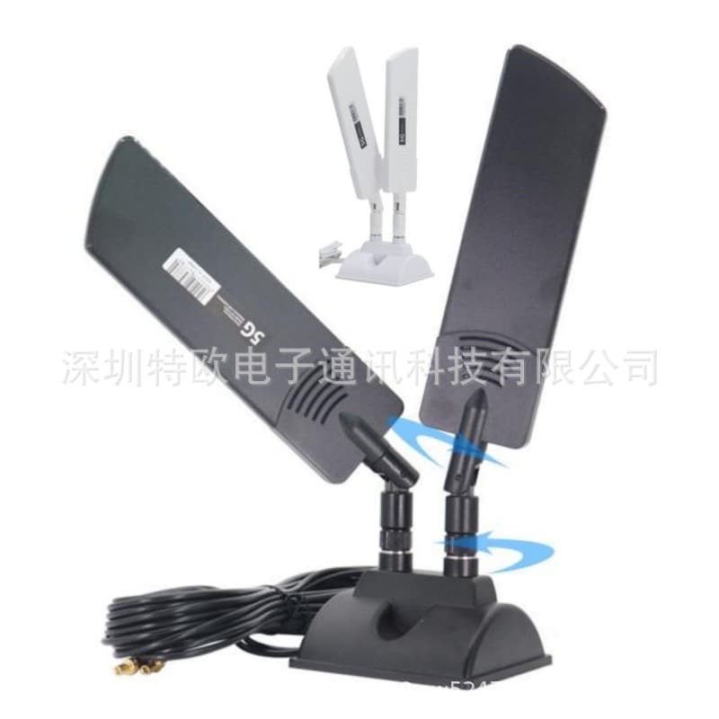 5G CPE Pro Router Dual Antenna 42dBi 5G Dual-Band Amplifier External Extender Magnetic Dual Antenna