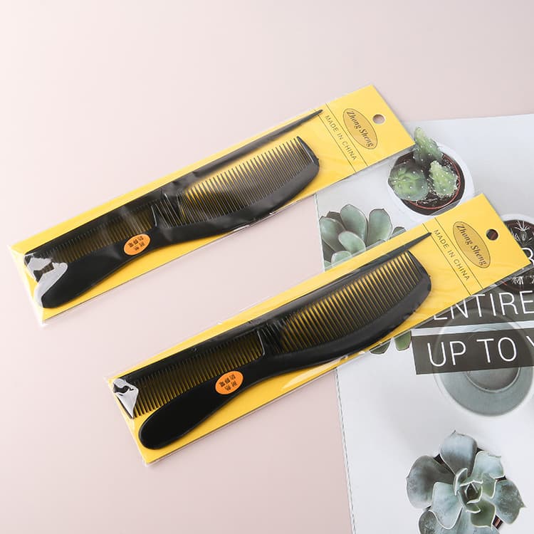 Salon Hair Dyeing Plastic Comb 2-Pack Home Use Tail Comb Sectioning Comb Hair Cutting Tool Anti-Static Comb