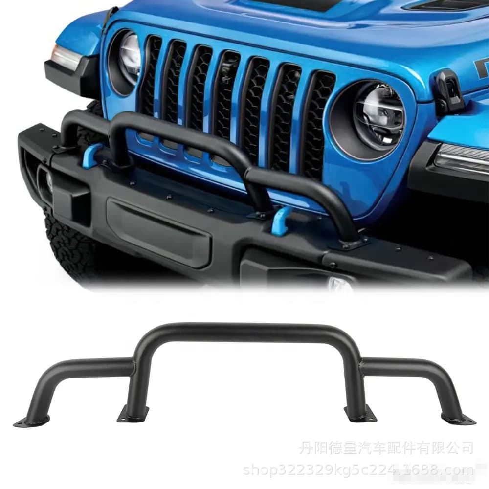 Cross-Border Jeep Front Bumper Suitable for 18-25 Wrangler 10th Anniversary Front Bumper Multi-Type U-Tube JL Wrangler Front Bumper