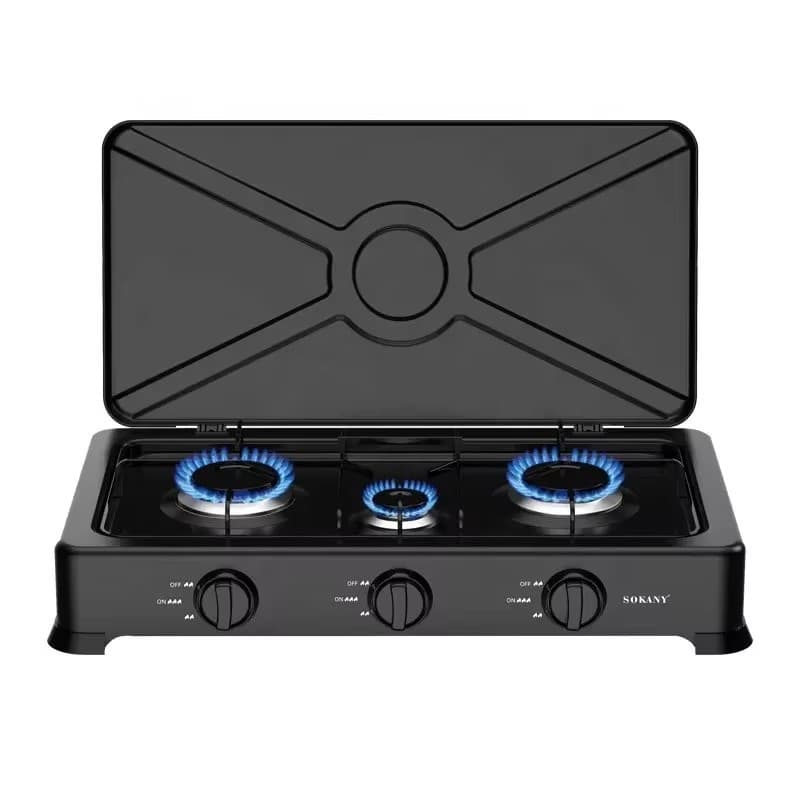Gas Stove Dual Burner Stainless Steel Cooktop
