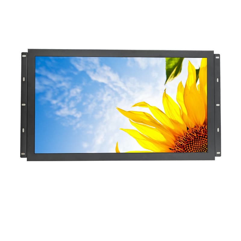 24-inch Capacitive Touch Monitor Industrial Open Frame Metal Shell Display Embeddable for Industrial Control Machine Tool Equipment