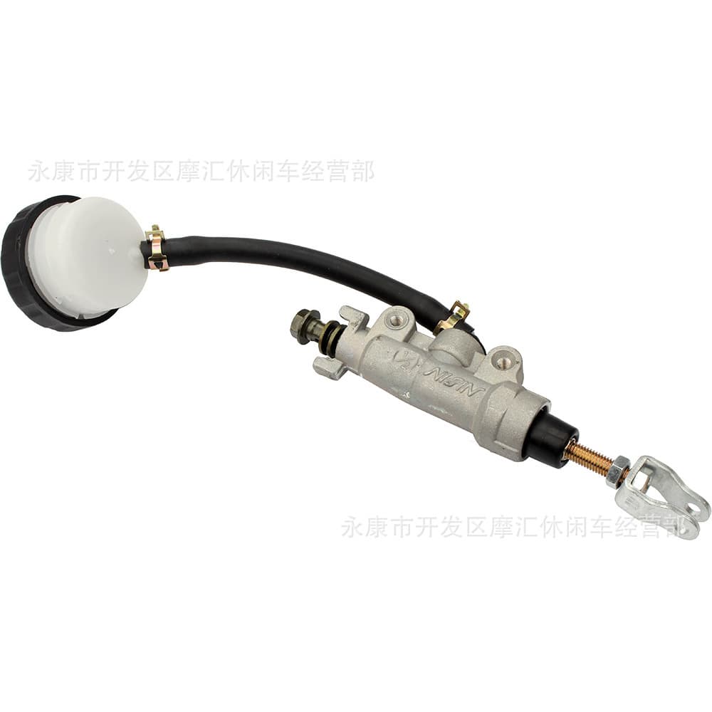Compatible with Yamaha TZR125 FZR 250 XJR400 Rear Brake Master Cylinder, Inline Pump, Integrated Pump