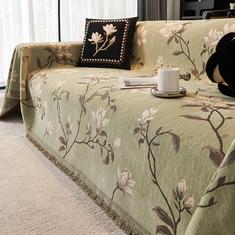 2026 New Vintage French Chenille Sofa Cover, All-Season Sofa Slipcover, Sofa Throw Blanket