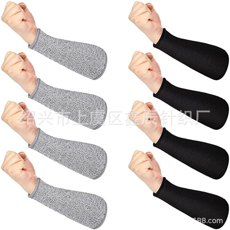 Factory In-Stock Discount Cut-Resistant Sleeve Wear-Resistant Anti-Puncture HPPE Arm Guard Anti-Cut Wrist Protection Anti-Slash Cut-Resistant Guard