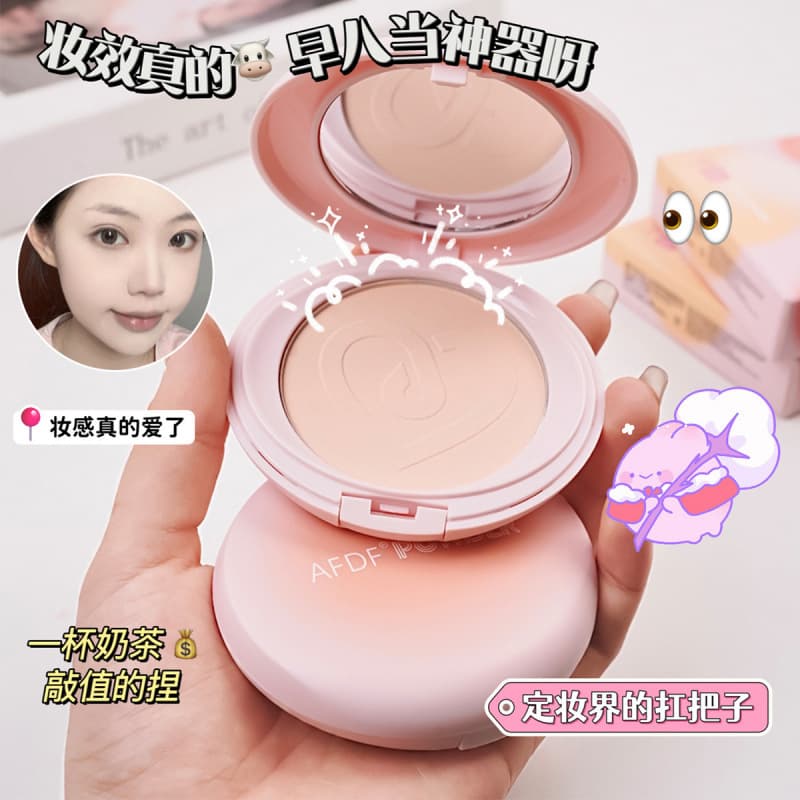 AFDF powder mist matte soft focus honey powder cake concealer repair moisturizing oil control dry powder loose powder female powder cake makeup makeup setting