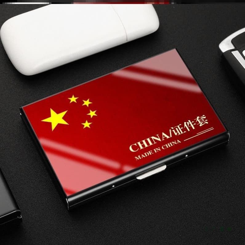 Driver's license document holder, 2025 stainless steel card holder, unisex metal anti-demagnetization card box, card clip, anti-theft card reader.