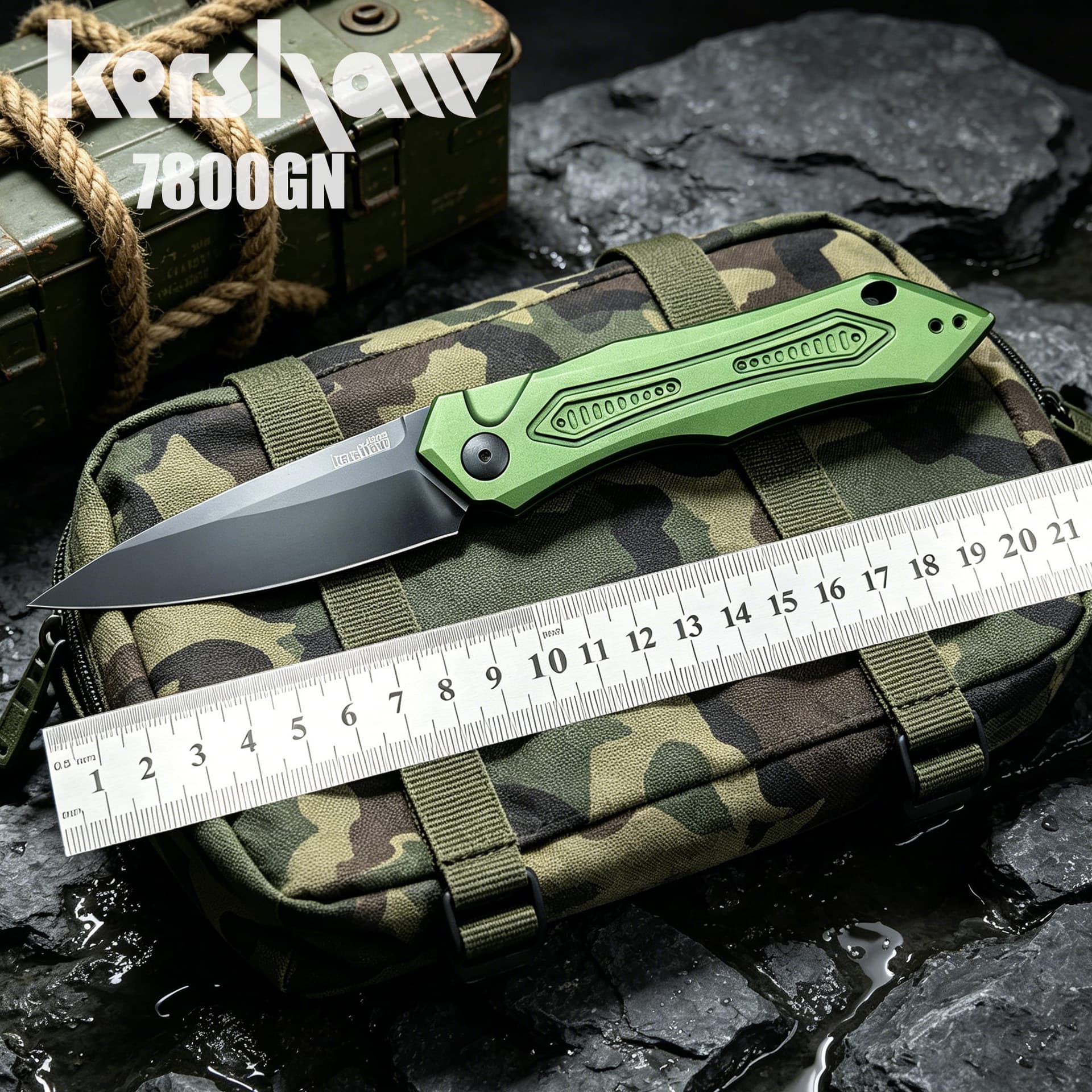 Clearance Kershaw 7800 Aluminum Alloy Folding Knife Factory Foreign Trade Surplus Clearance Outdoor Knife Portable Camping Knife