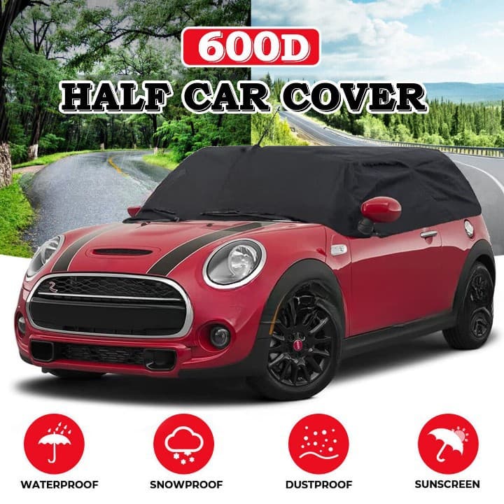600D Car Cover Half Cover Sun Shade for F57 BMW Mini 05-23 Convertible R52 R57