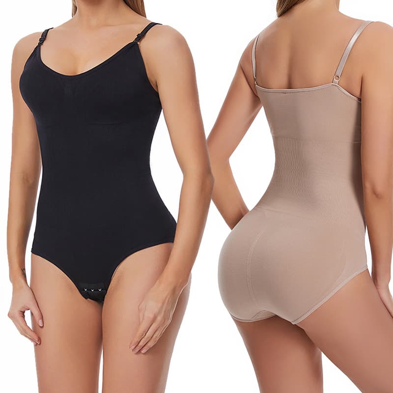 Cross-border plus size women's body shaping one-piece underwear, tummy control, hip lift, suspenders, breast support, body shaping corset briefs