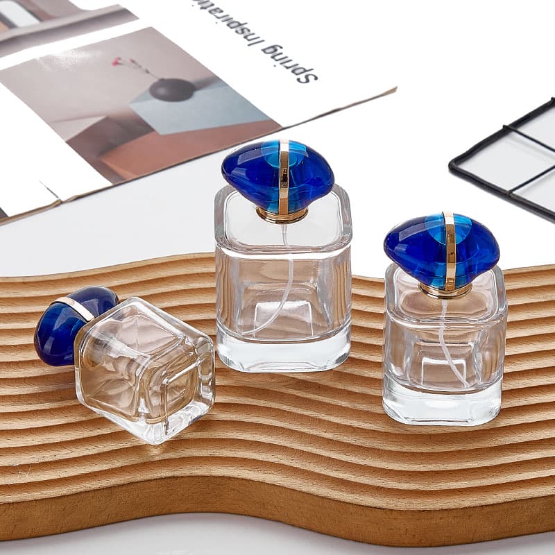 30ml Perfume Dispensing Bottle Glass Portable Perfume Bottle Spray Empty Bottle Thick Bottom Press Glass Perfume Bottle