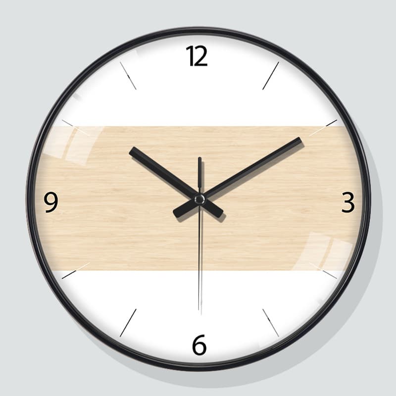 Watch Wall Clock Living Room Home Fashion Nordic Creative Simple Quartz Clock Wall Watch Light Luxury Bedroom Quiet Clock