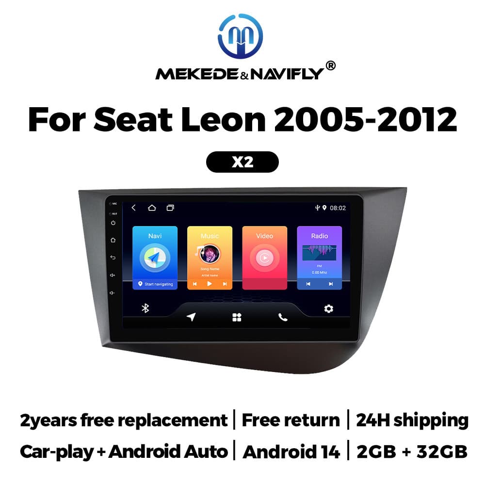 Suitable for Seat Leon 05-12 Android car GPS navigation car MP5 Bluetooth player all-in-one machine