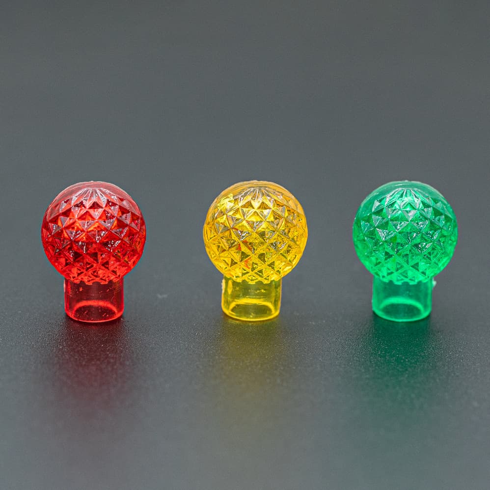 1.3cm Pineapple Ball LED Light Accessories String Light Flash Light Decoration Plug-in Pendant Christmas Garden Strawberry