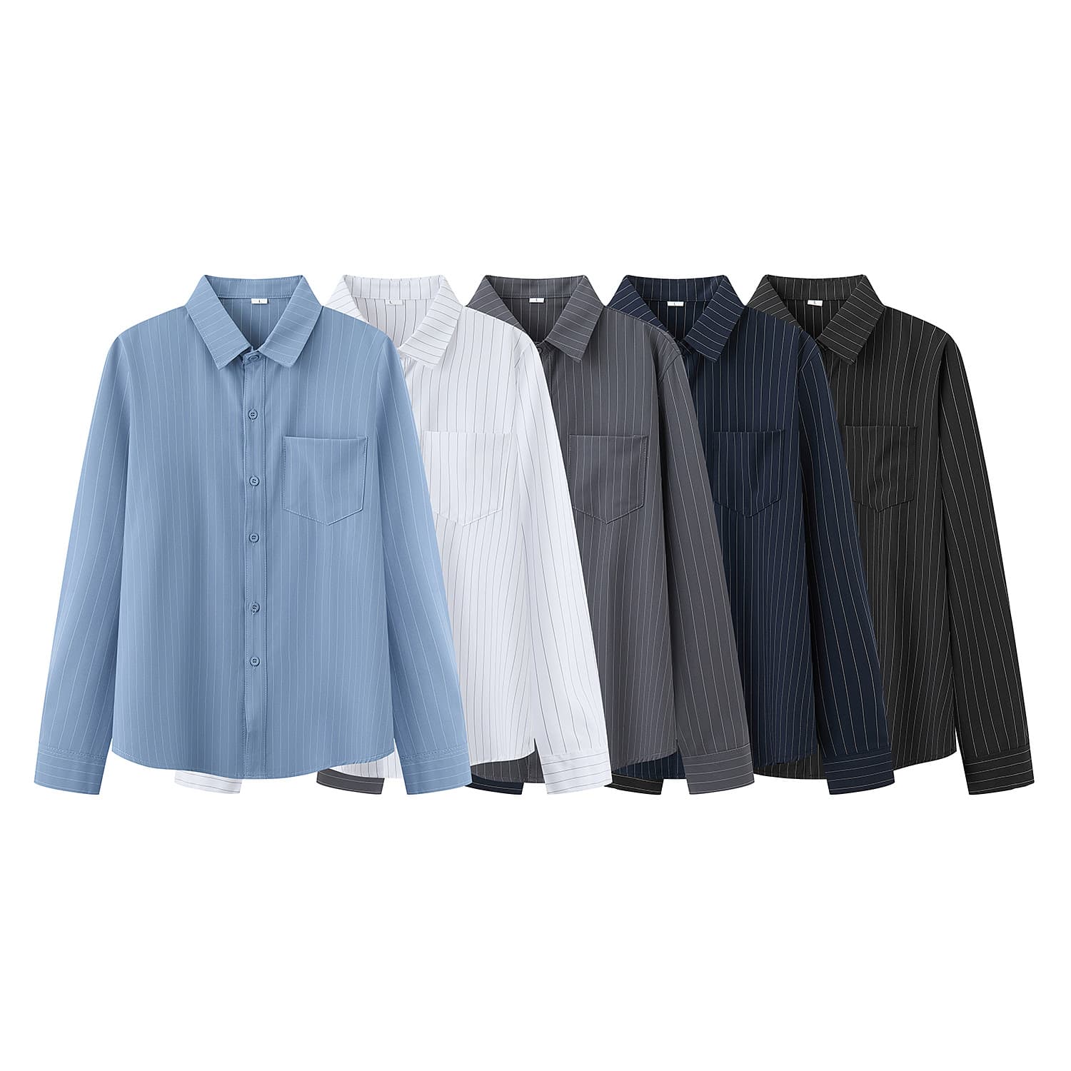 2025 Letter Print Long Sleeve Shirt Japanese Hong Kong Style Loose Fit Casual Shirt for Men Summer Trendy Versatile Jacket