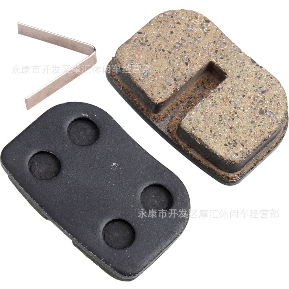 Mini motorcycle 49CC two-stroke MAT1 MAT2 Ct100u brake pads, friction pads, disc brake pads, spring clips
