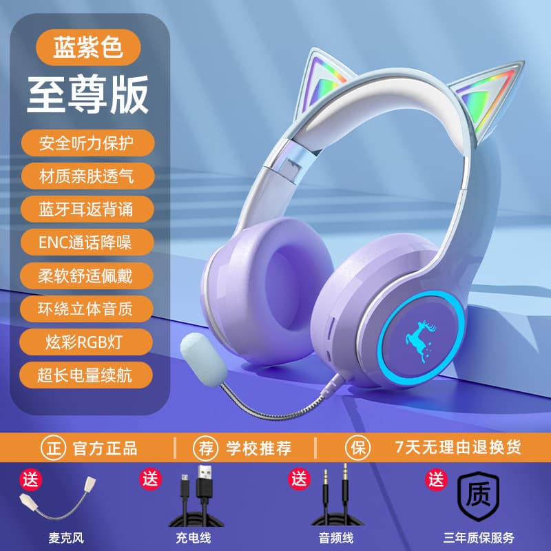 Back-Mounted Headband Bluetooth Headphones for Online Classes, Reading, Learning, Recitation, Memory, Immersive Memorization Tool