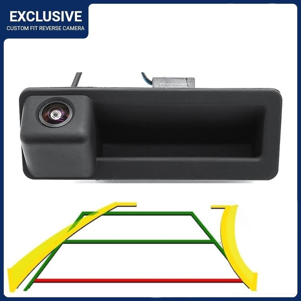 HD Reverse Camera with Parking Trajectory for BMW 3 Series E90 E91 E92 E93 AHD 720p