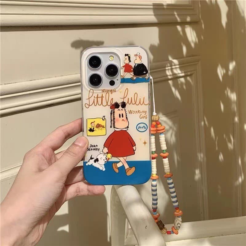 Girls series ins cat rabbit suitable for iPhone17ProMax chain 15 mobile phone case 16 Apple 14Pro