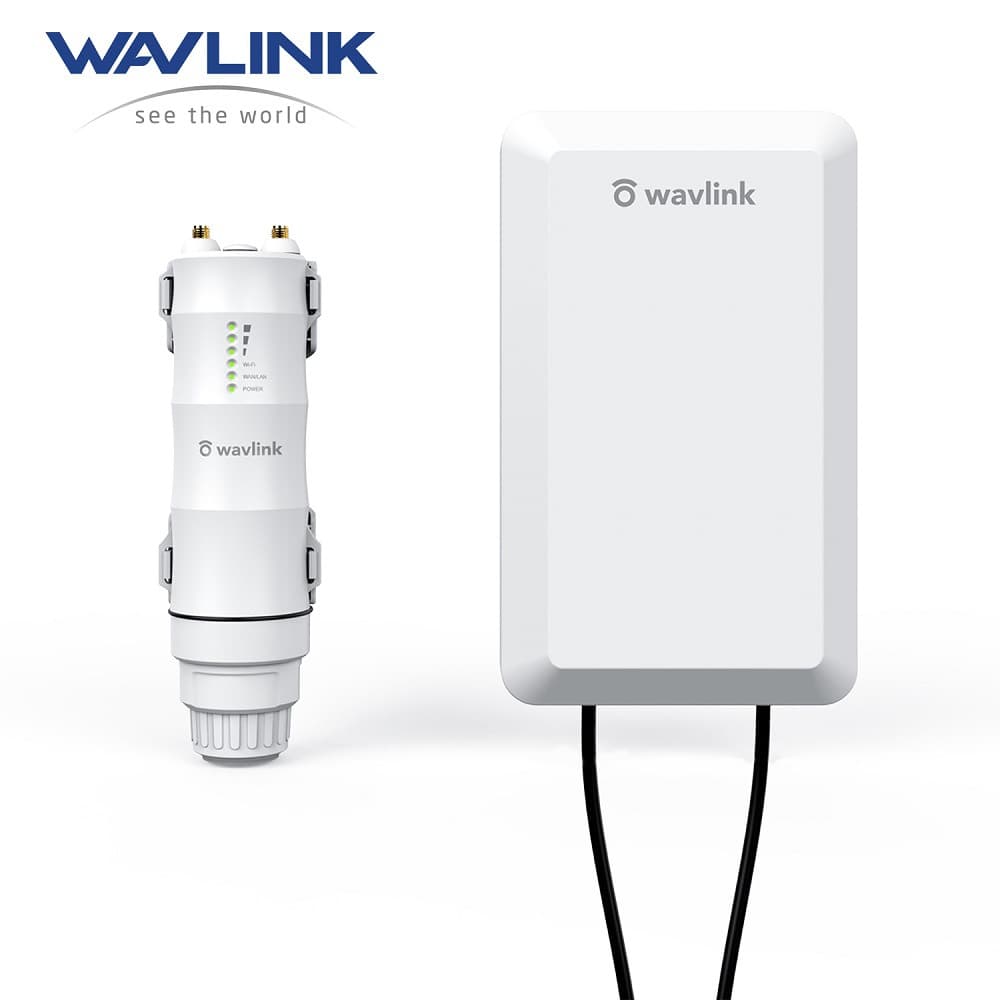 Wavlink High-Power Outdoor Wireless Panel Directional Antenna Waterproof AP Base Station POE Signal Booster