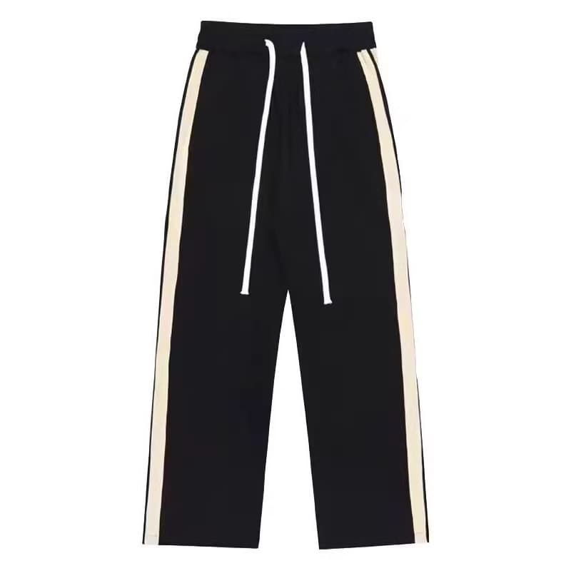 Striped Sweatpants for Women 2026 New Fall Straight Loose Two-Stripe Casual Pants for Middle School Students Petite Wide Leg Pants