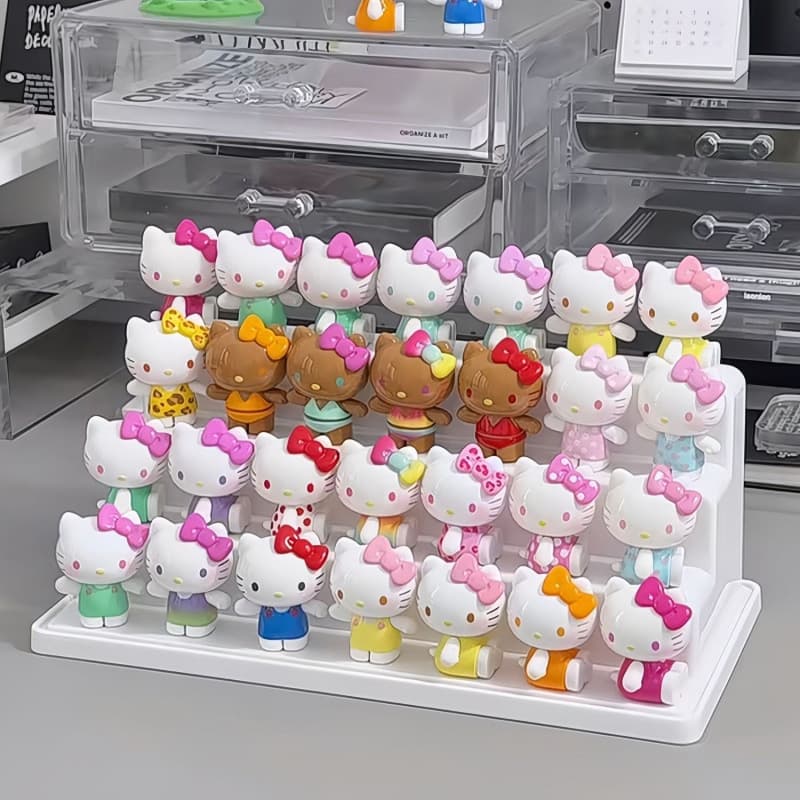Hello Kitty Summer Rainbow Candy Cute Blind Box Blind Bag Doll Cute Ornament Peripheral Doll Girl Heart Gift