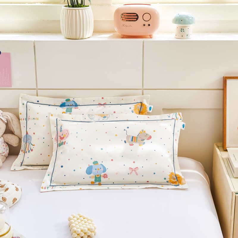 Wholesale 60-count Sateen Long-Staple Cotton Kids Pillowcase, Cartoon Student Pure Cotton Pillowcase, Summer Small Pillowcase Wholesale