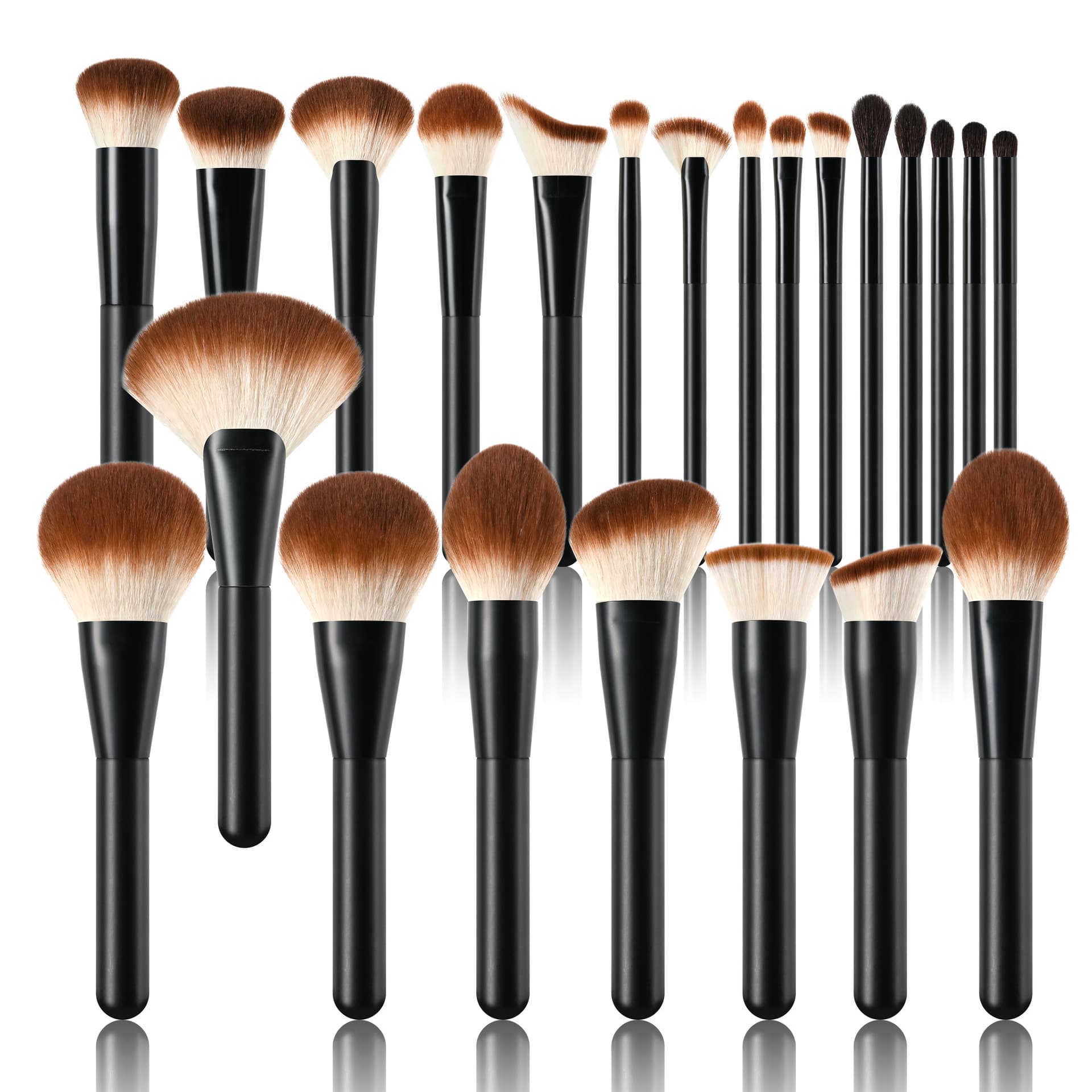 23-Piece Makeup Brush Set Full Kit Powder Brush Blush Brush Foundation Brush Eyeshadow Brush Concealer Brush Lip Brush Beauty Tool Set