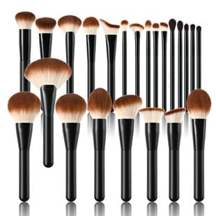 23-Piece Complete Makeup Brush Set: Powder Brush, Blush Brush, Foundation Brush, Eyeshadow Brush, Concealer Brush, Lip Brush, Beauty Tool Kit