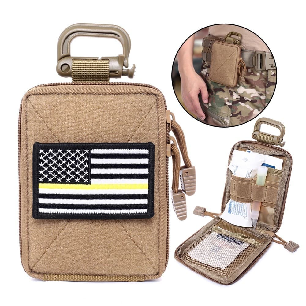 Outdoor Medical Storage Bag Portable Small Medical Bag Military Fan Tactical Small Waist Bag Multifunctional Kit