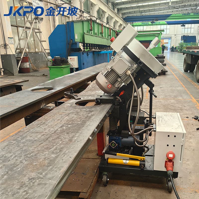 Automatic walking steel plate beveling machine multifunctional welding edge milling machine fully automatic edge milling machine factory