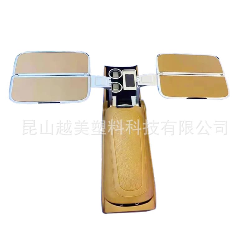 Aluminum Alloy Center Console Mobile Office Table Interior Upgrade Modification Accessory for Business SUV Sedan