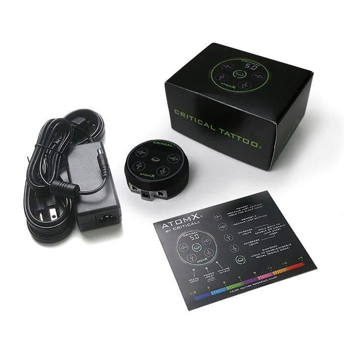 Critical Tattoo Power Supply ATOMX Tattoo Machine Backup Power