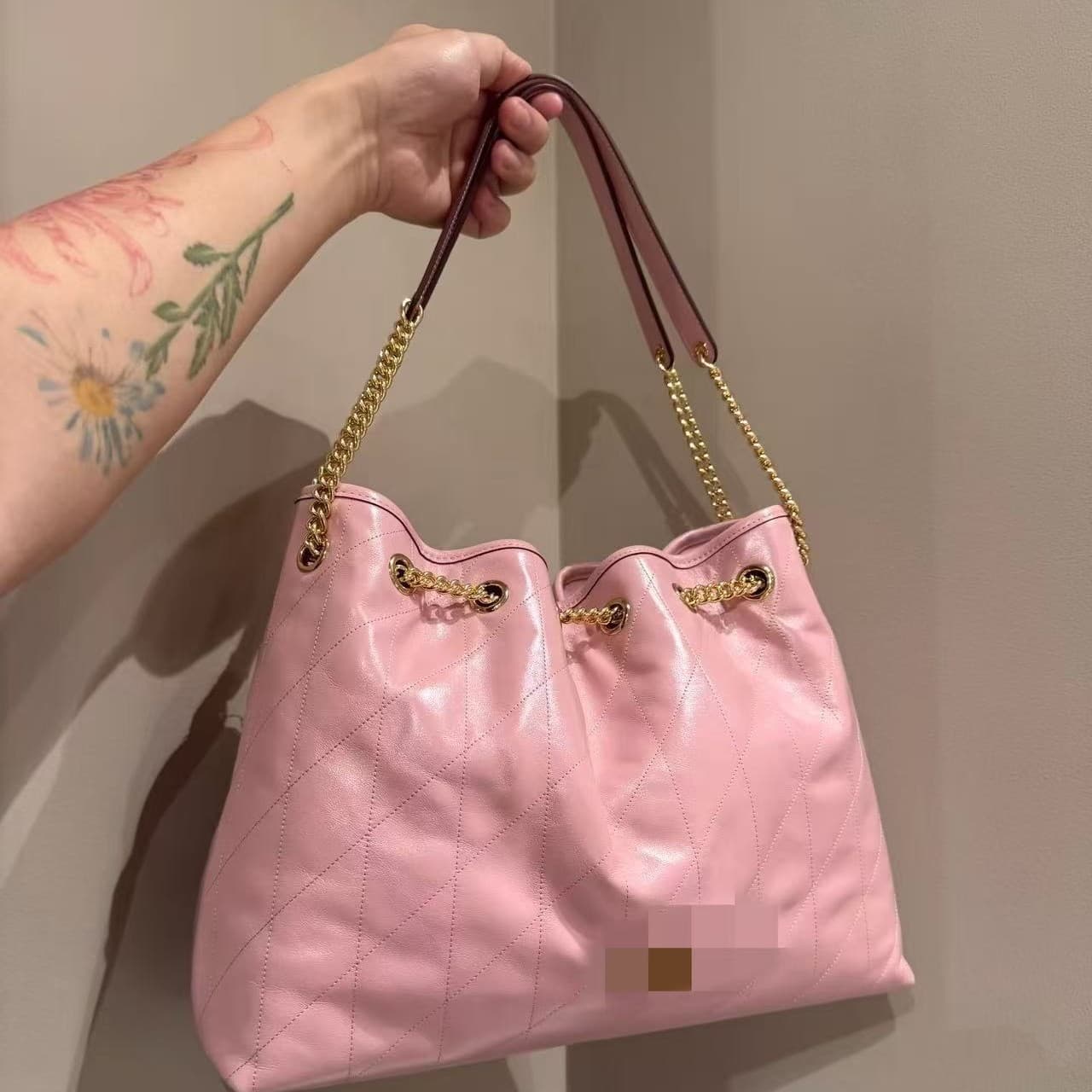 Kococo 2025 New Cross-border Garbage Bag Evelyn Single Shoulder Underarm Bag Chain Small Fragrance Style Handbag for Women